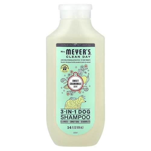 梅耶太太,3-In-1 Dog Shampoo, Sweet Chamomile, 14 fl oz (414