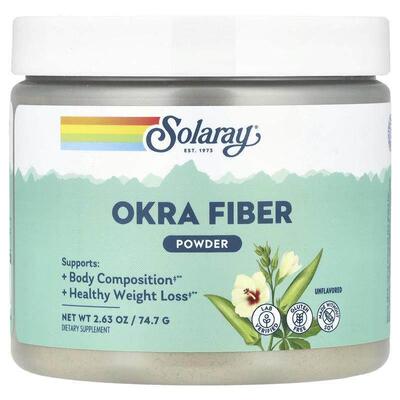 Solaray,秋葵纤维粉，原味，2.63 盎司（74.7 克）