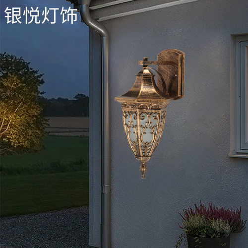 欧式户外防水壁灯阳台室外墙壁灯楼梯过道大门花园庭院灯led灯