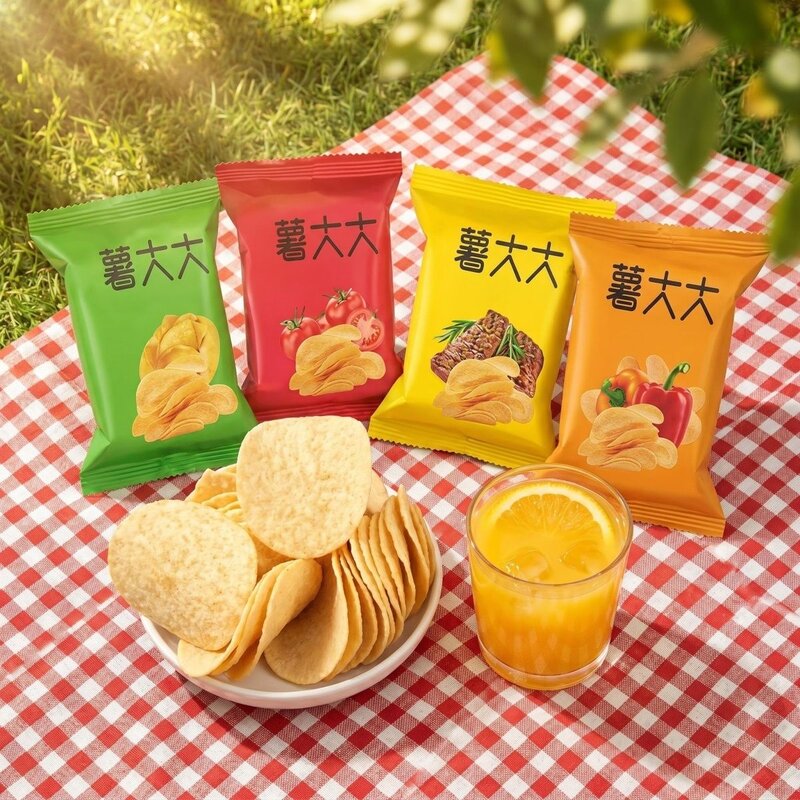 同桌小林薯大大20克含糖袋装解馋薯片大礼包整箱网红零食烧烤网红
