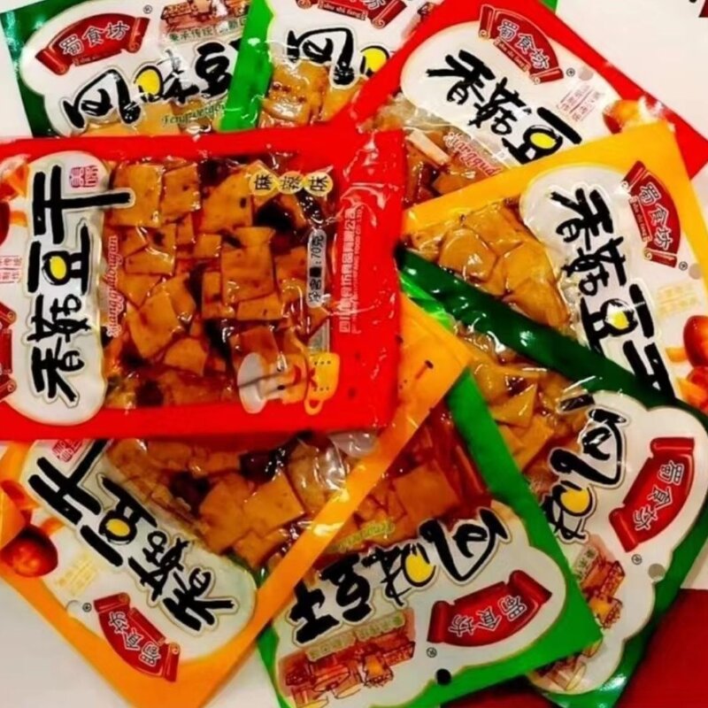 重庆蜀食坊麻辣香菇豆腐干豆干70g多种口味休闲豆制品零食