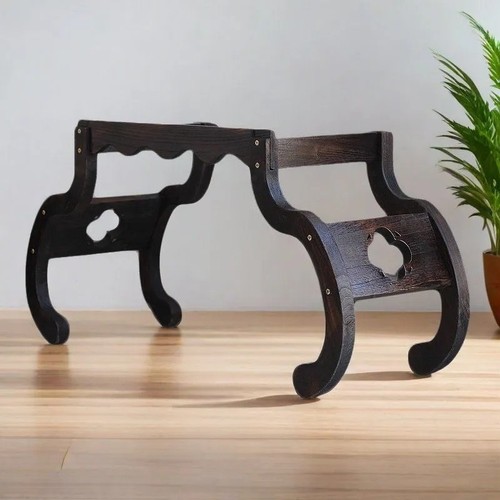 实木敦煌琴架古筝架子实木支架腿老虎架仿古古筝支架实木台湾筝架