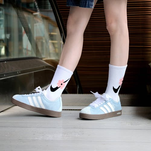 【定制球鞋】Adidas neo VL Court 2.0德训板鞋海滨假日JS3003