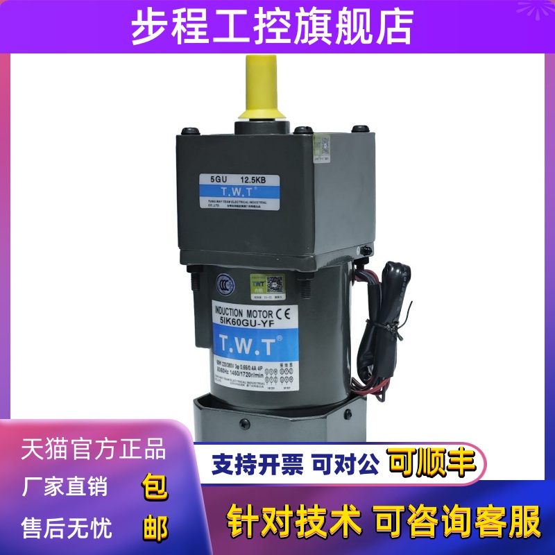 TWT东炜庭电机5IK60GU-YF减速机5GU12.5 15 18 20 30 36 40 50KB