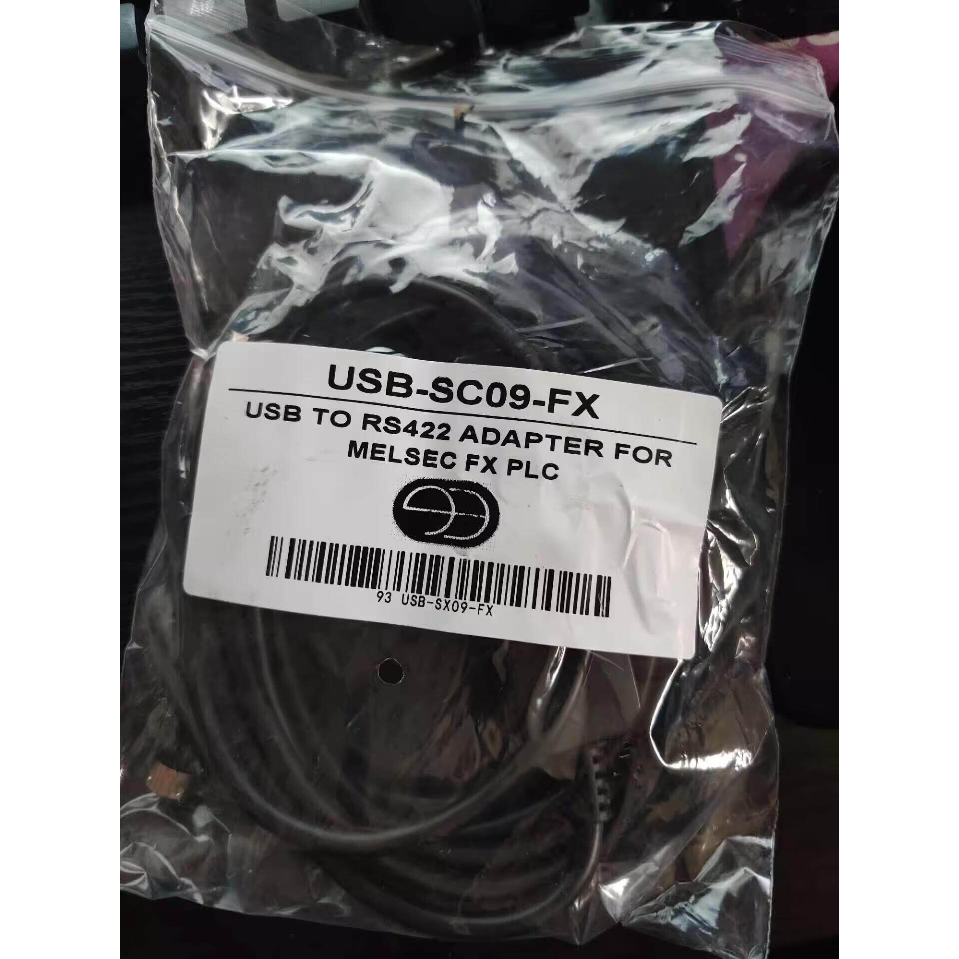 三菱FX系列plc编程电缆USB-SC09-FX二代 数据线下载线连接线