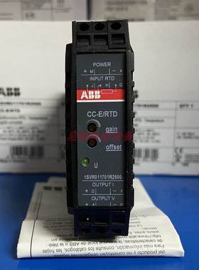 正品ABB模拟信号转换器 CC-E/RTD，1SVR011701R2500 ，10050119