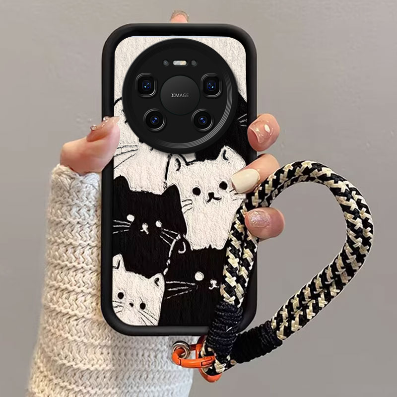 适用华为mate80系列可爱防摔外壳