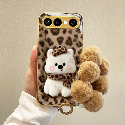 适用VIVOS50可爱小狗玻璃手机壳