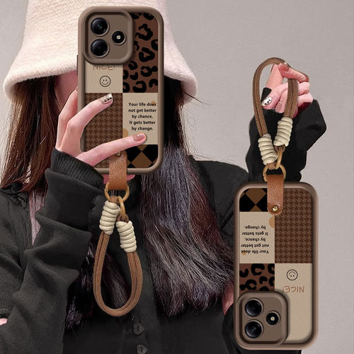 红米note14/13/12豹纹高级手机壳