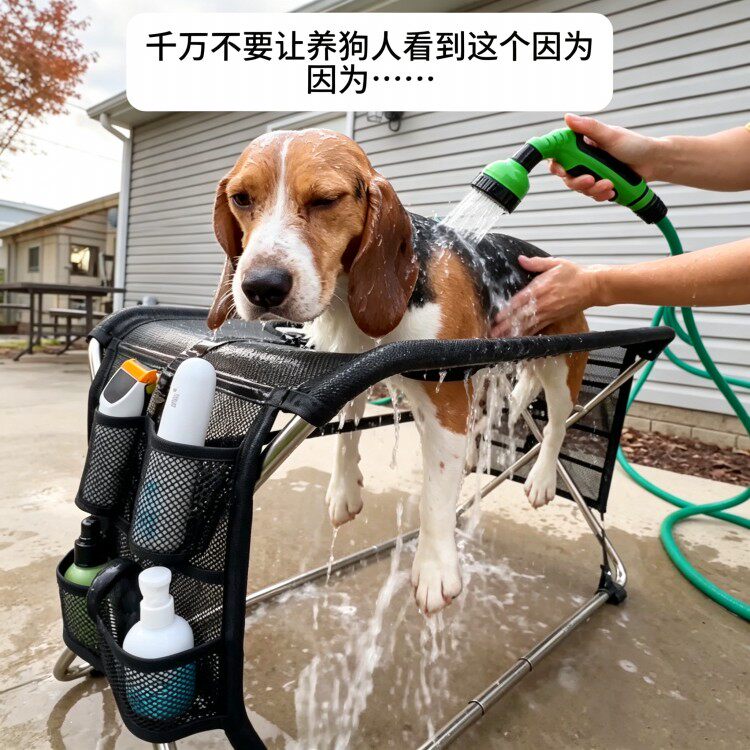 【升级款】宠物洗澡支架剪指甲防抓咬猫咪美容折叠床狗狗洗澡神器