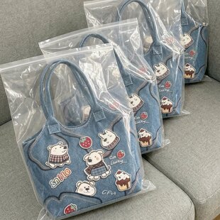 女款帆布包手提包单肩包手提袋通勤包超火上班杂物小包新款包包