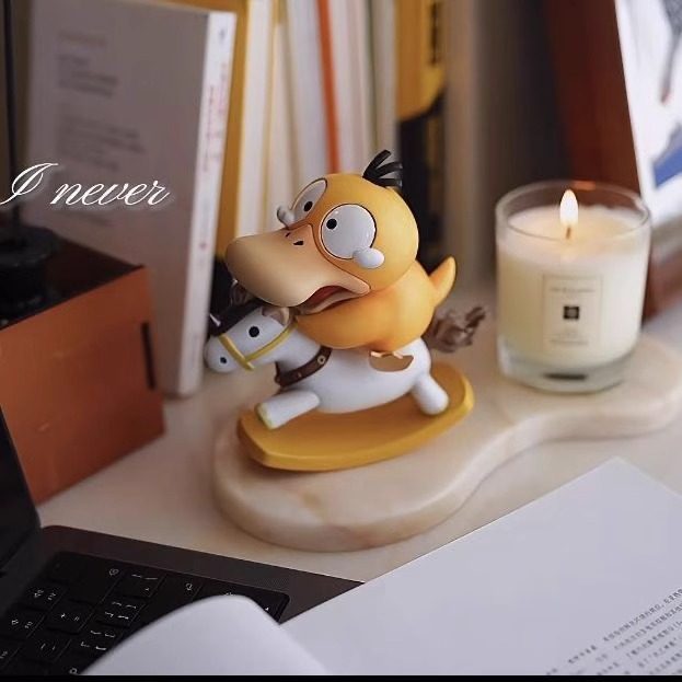 摇摇马可达鸭耿鬼手办GK动漫宠物小精灵周边模型公仔摆件生日礼物