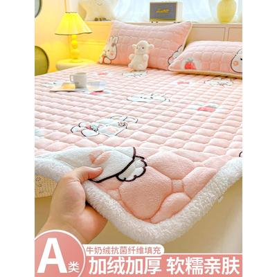 a类抗菌奶丝绒床垫软垫床垫家暖宿舍学生单人床寝具冬天