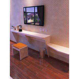 酒店宾馆旅店公寓简约桌子客栈连体电脑桌字台电视柜板式家具定制