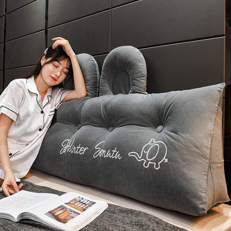 简约臻绒纯色腰靠垫卧室床头三角靠背沙发腰枕榻榻米软包可拆洗,居家布艺,腰靠垫,淘宝优惠券,粉丝福利购,淘宝优惠卷