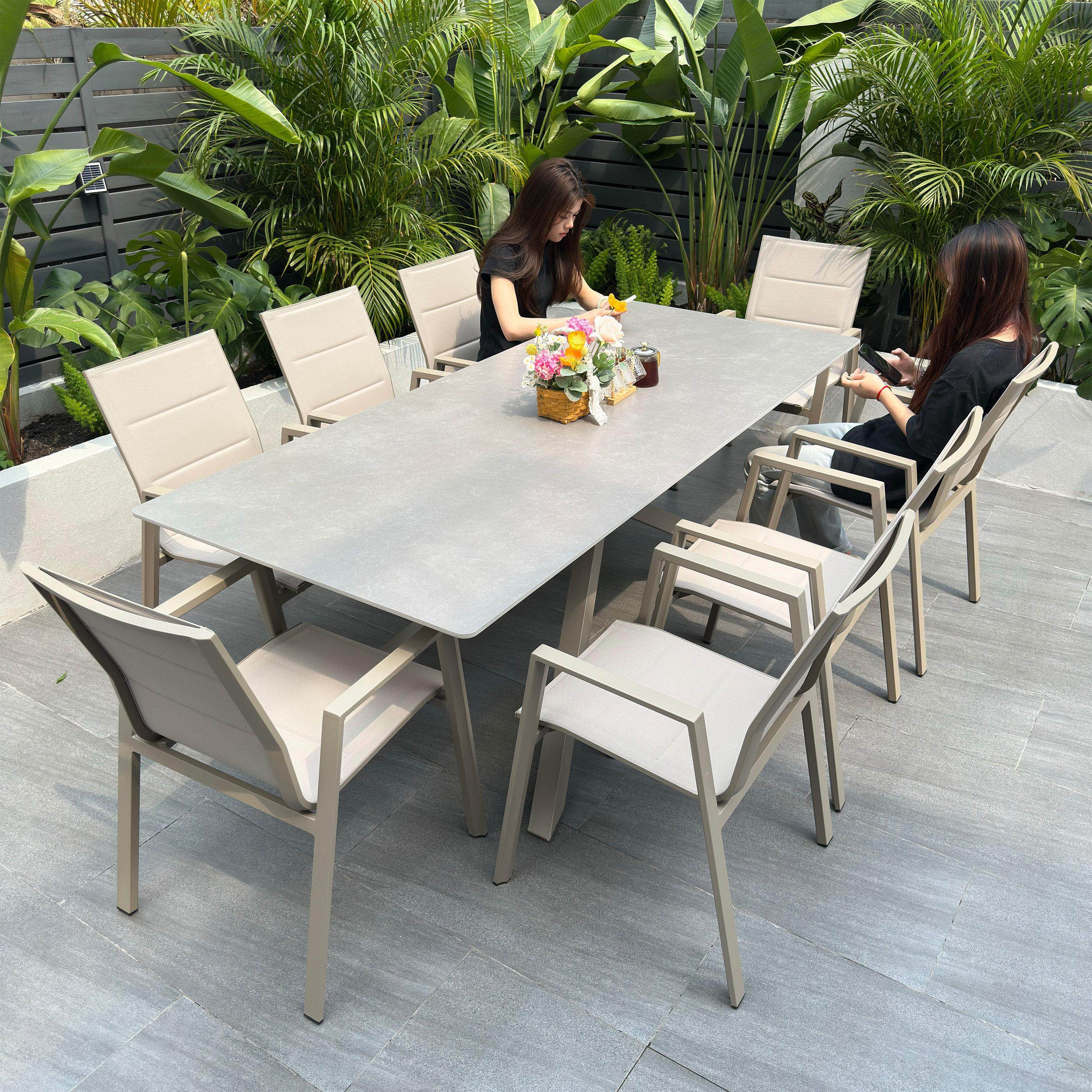 北欧户外休闲岩板餐桌别墅露台庭院桌椅组合阳台藤椅防水防晒家俱,住宅家具,桌椅套件,淘宝优惠券,粉丝福利购,淘宝优惠卷