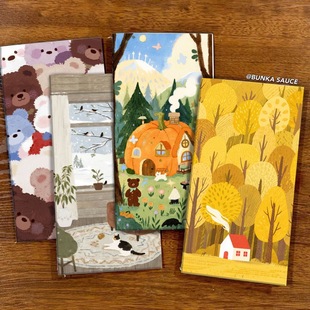 油画旅行记事本可爱diy笔记本TN学生账本便携内页高颜值手帐本