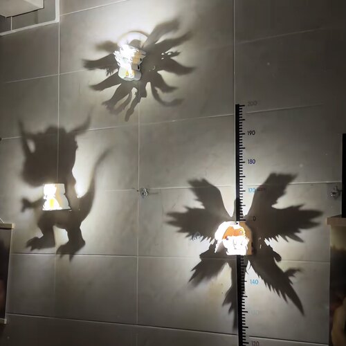 数码宝贝光影灯3d立体巴达兽夜灯