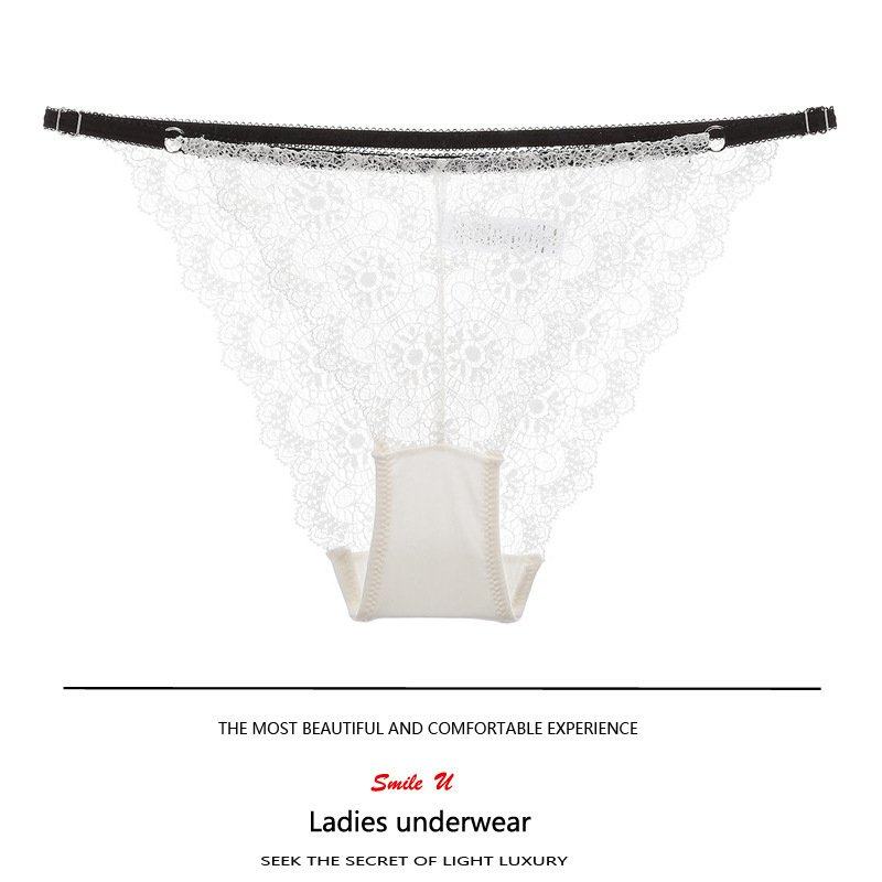 新款蕾丝内裤女 低腰三角内裤女士透明内裤可调节细带性感T裤女式,女士内衣/男士内衣/家居服,女丁字裤,淘宝优惠券,粉丝福利购,淘宝优惠卷