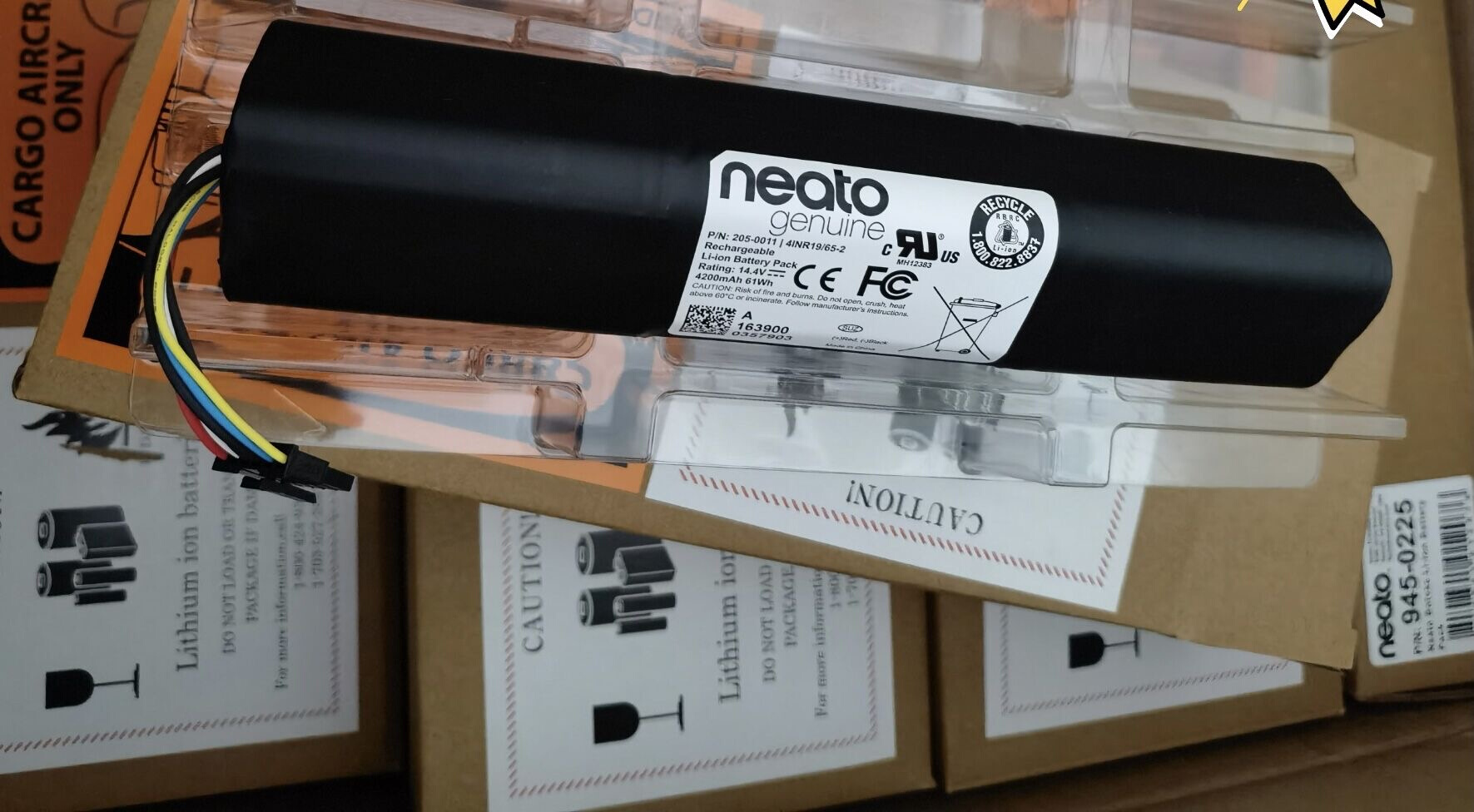 全新原装Neato Genuine D7 D6 D5扫地机器人电池205-0011 4200MAH