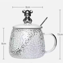 【豆妈甄选】玻璃水杯家用茶杯日常带把手高级耐高温喝水杯b