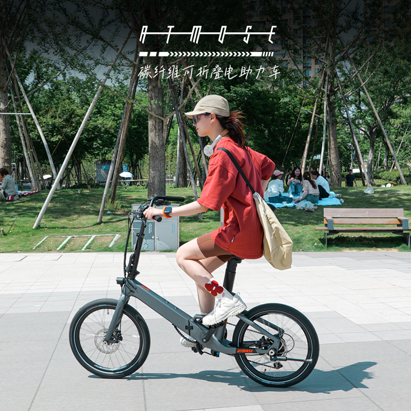碳纤维车架折叠自行车