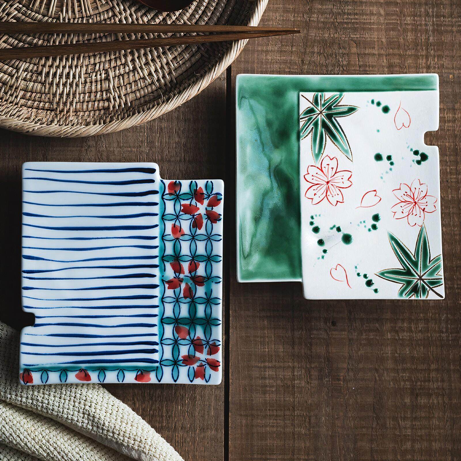 平盘陶瓷异形盘餐具盘子小吃碟子日式四方盘寿司盘烧鸟盘糕点摆盘,餐饮具,盘,淘宝优惠券,粉丝福利购,淘宝优惠卷