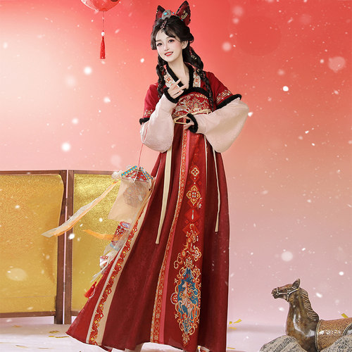 陌南尘_驰岁齐胸破裙汉服女冬季