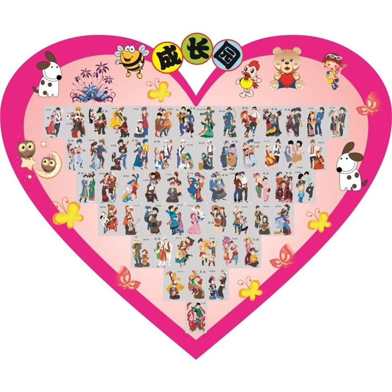 五十六个民族是一家海报展板成长园墙贴墙纸装饰画KT板,个性定制/设计服务/DIY,写真/海报印制,淘宝优惠券,粉丝福利购,淘宝优惠卷