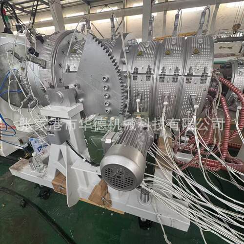 HDPE110-450管材生产线 PE给水管排水管挤出机 塑料管材生产线