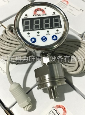 台湾数显压力表SC-M19P2 4-20mA 2.5寸 0-10K 38型SUS316隔膜
