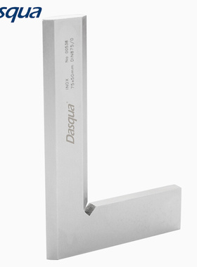 达时科90&deg;度角度尺直角尺工业级高精度双面刀口平口不锈钢0级