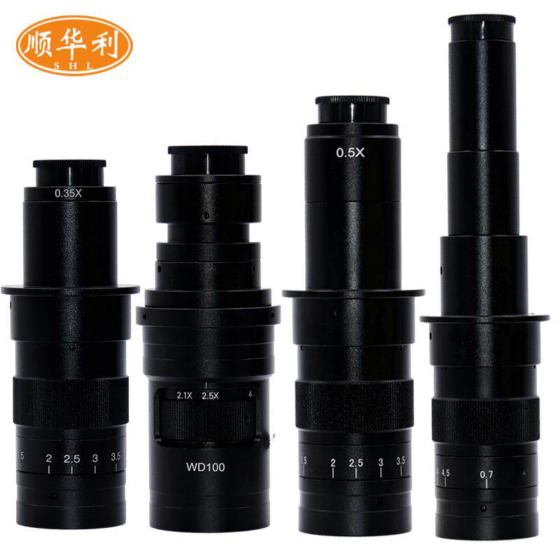 XDC-10A单筒显微镜头0745镜头300倍连续变倍工业显微镜C/CS口镜头