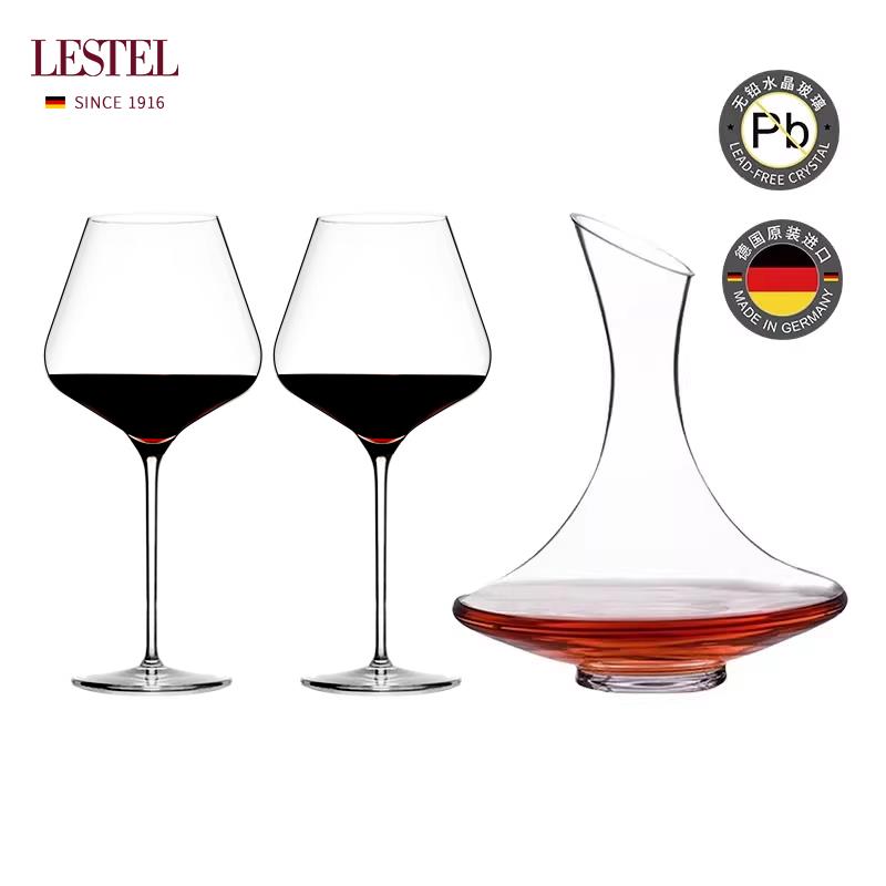 【醒酒套装】德国进口LESTEL水晶玻璃轻奢高档高脚红酒杯醒酒器