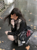 2025新款 学生日系jk制服包pu通勤大容量单肩手提女生基础款 制服包