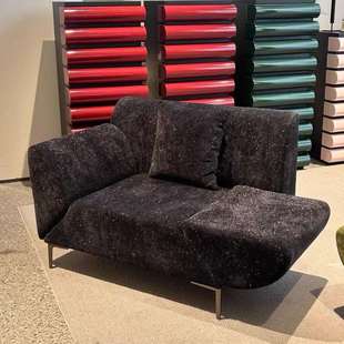 意式轻奢星空旋转扶手椅中古飞翼椅子客厅卧室单人沙发懒人休闲椅