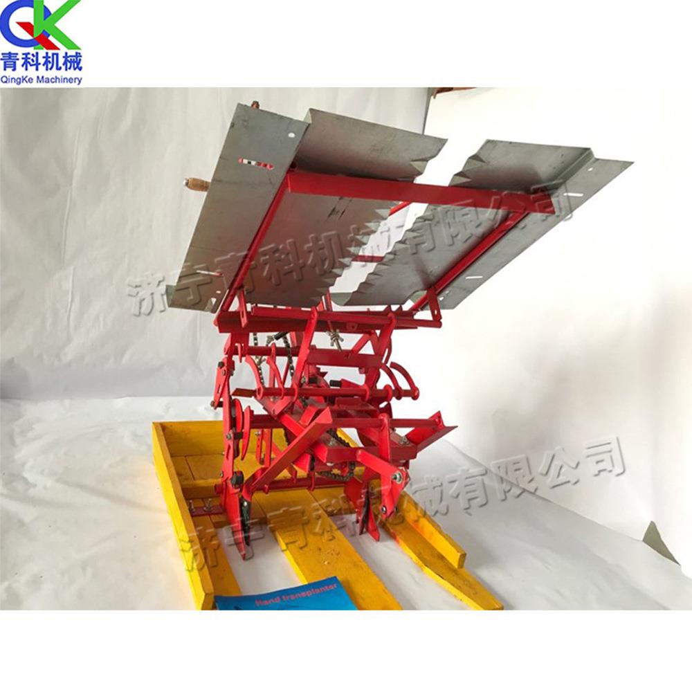 平原山地可调节插苗机 农用手摇式水稻插秧机 双行小型秧苗播种机