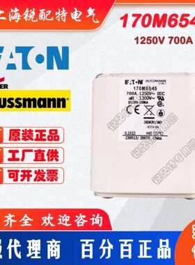 170M6545快速熔断器 1250V 700A 巴斯曼BUSSMANN快速熔断器
