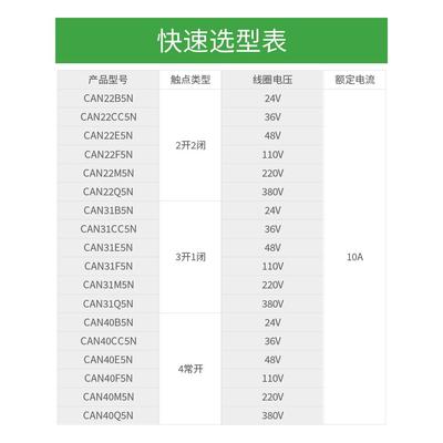 交流接触器CAN40控制继电器22/31M5N/F5N/AC380v/220V/110V