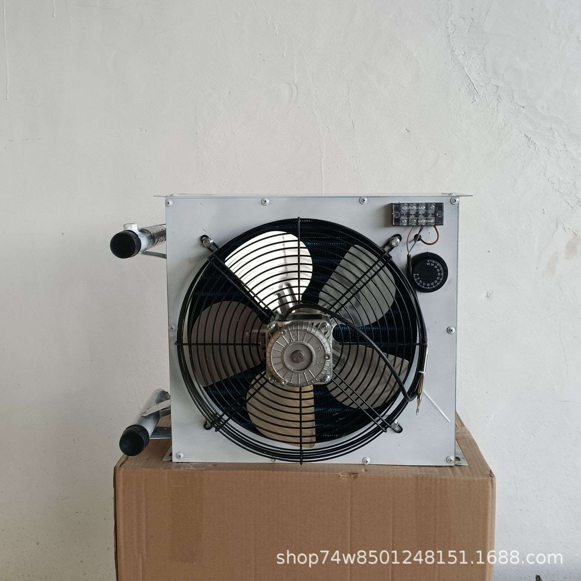 外贸出口水暖风机工业热风机养殖厂冬季加温供暖设备水温散热器