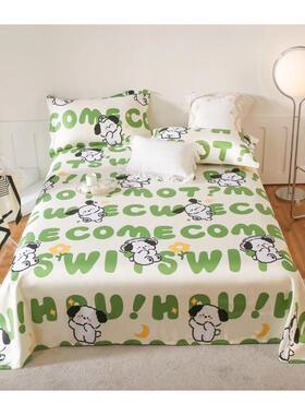 竹纤维软凉席 100竹纤维粗布床单凉丝丝拔凉拔凉的240*250