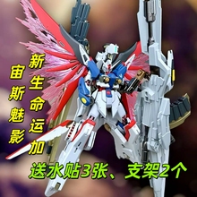 高高宙斯魅影新生命运现货 送灯组水贴地台拼装HG国产手办MG模型