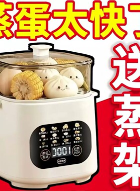 宿舍蒸蛋器自动断电家用新款煮蛋器多功能预约早餐宝宝煮鸡蛋神器