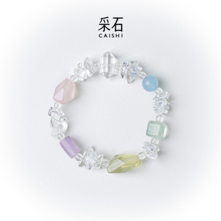 采石studio｜原创「多宝」五行多宝手链水晶通透春夏小众设计手链