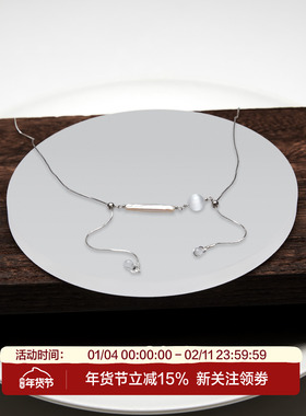 采石studio巴洛克珍珠925银蛇骨