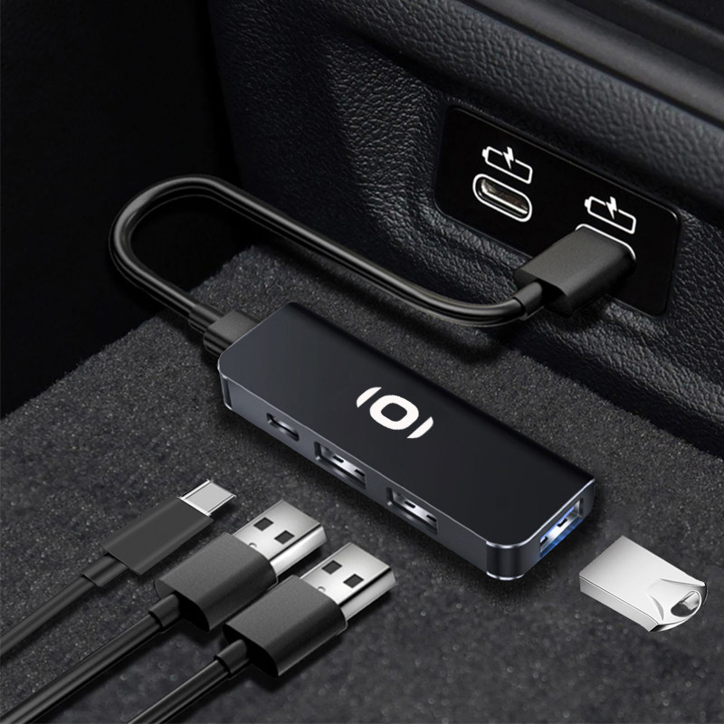 适用于长安启源A07A05E07Q05拓展坞充电转接头车载U盘USB扩展器