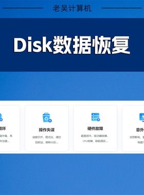 数据恢复Disk6.0激活专业版硬盘u盘格式化磁盘分区系统备份工具