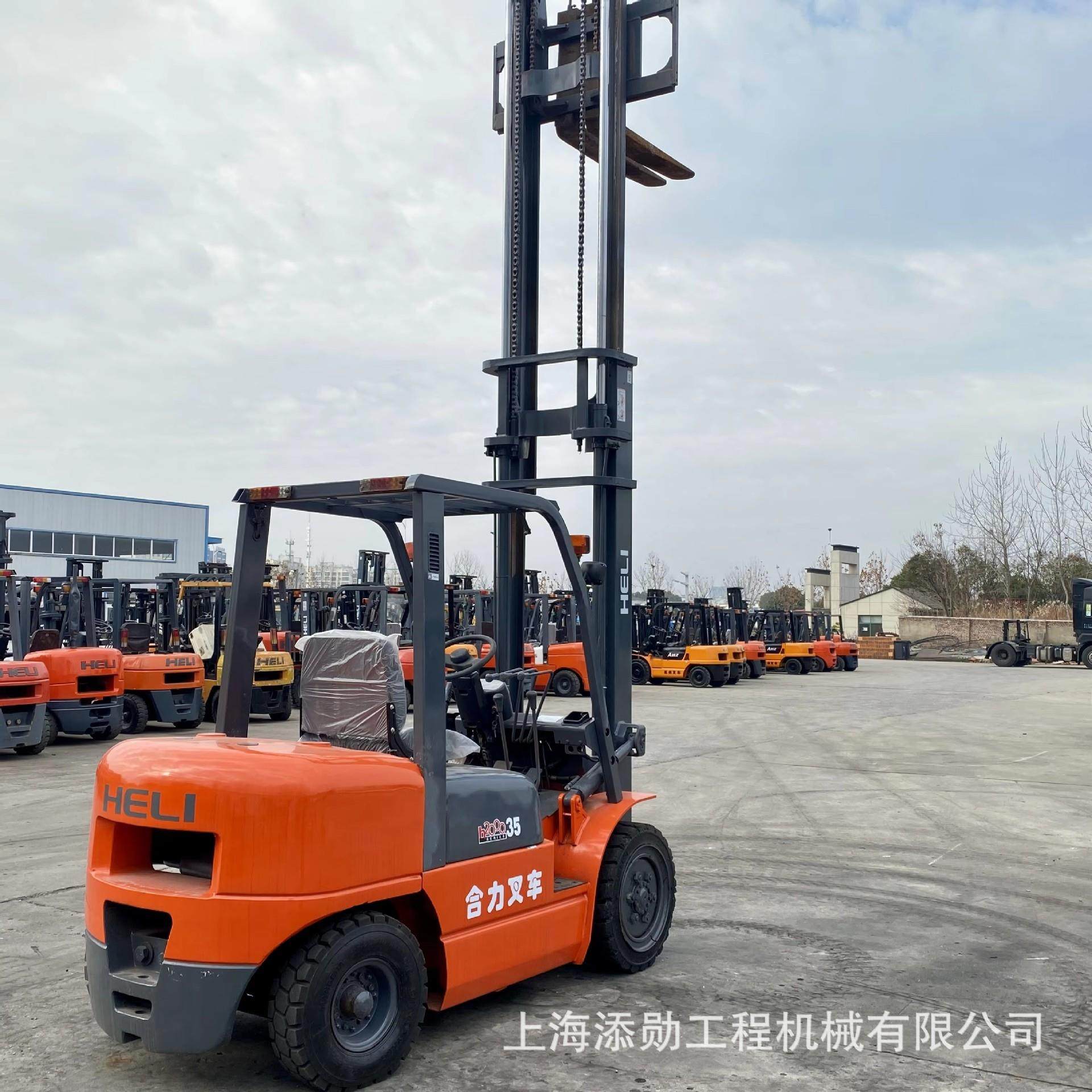 中国制造5吨叉车性能可靠二手HELI3吨forklift truck现货多可出口