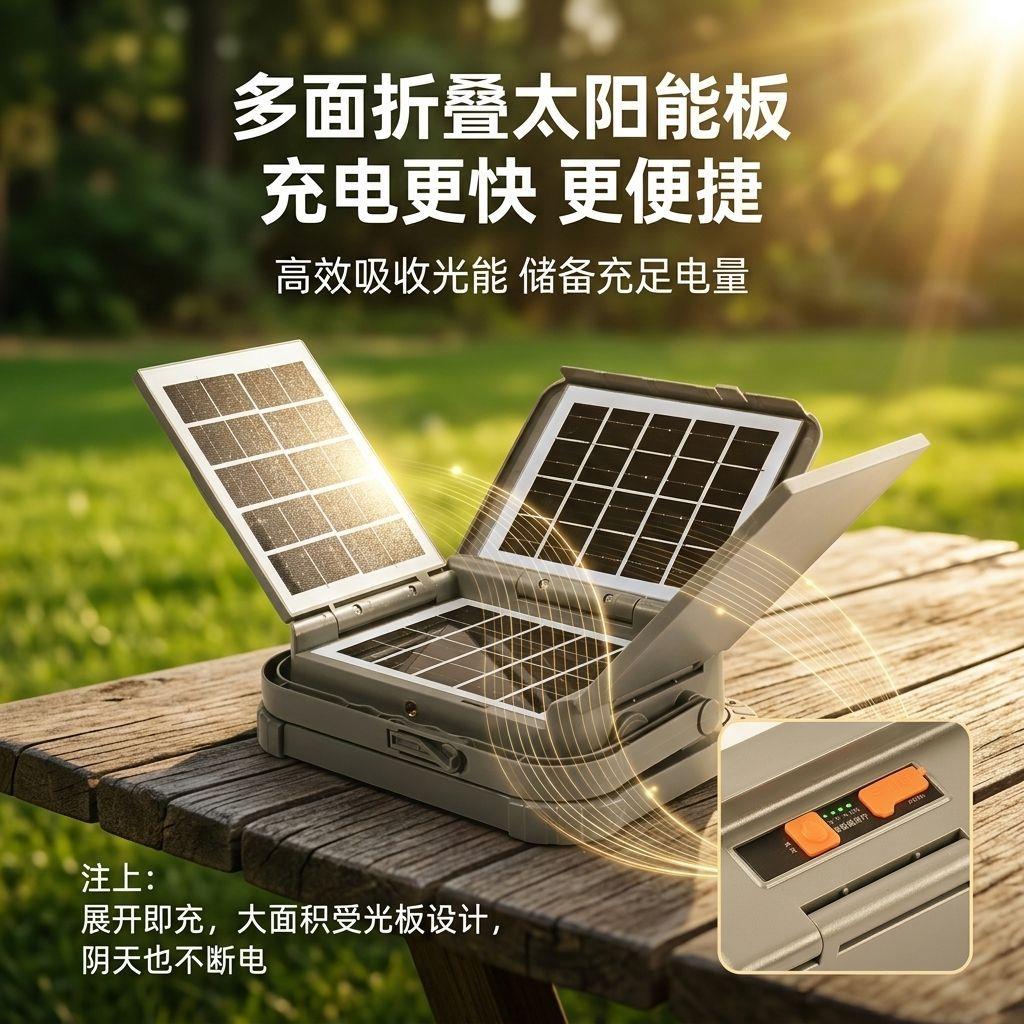 新款太阳能便捷折叠式照