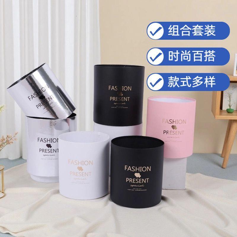 套三鲜花抱抱桶花束包装